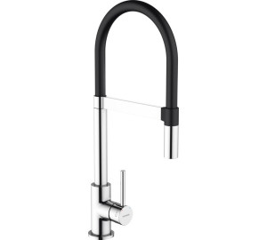 Grifo de cocina 3 vías monomando GE-DUAL para equipos de tratamiento de agua Cromado Tau